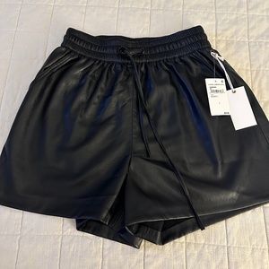 Good American leather shorts